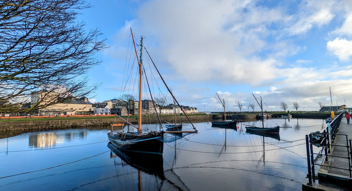 Enjoying the surprisingly sunny day in #Galway