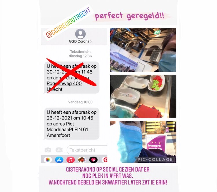 Perfect geregeld <a href="/ggdru/">GGD regio Utrecht</a> ! #boosterprik #Booster #ggd