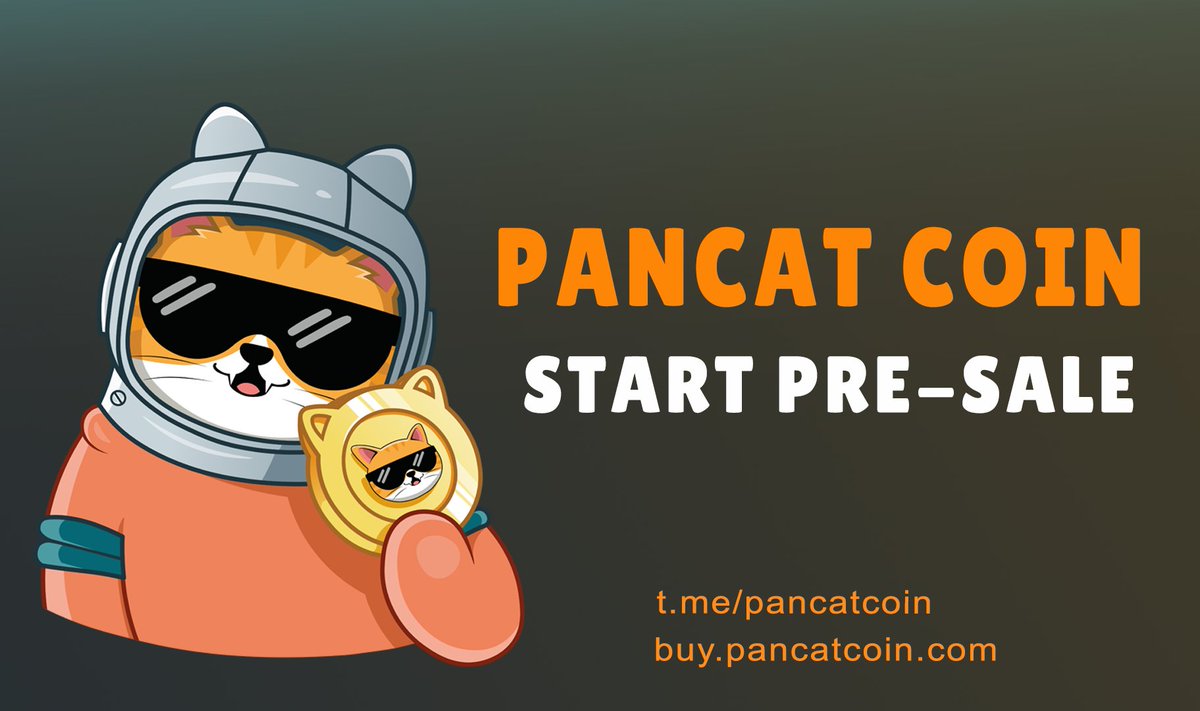pancatcoin's tweet photo. @elonmusk WOW! Sales have opened. It's time to join the army of cats!
And get a 5% purchase bonus!
https://t.co/hphOCE61La

#pancatcoin #Pancakeswap #Presale #Airdrop #Binance #BTC https://t.co/GgeWpsQCie