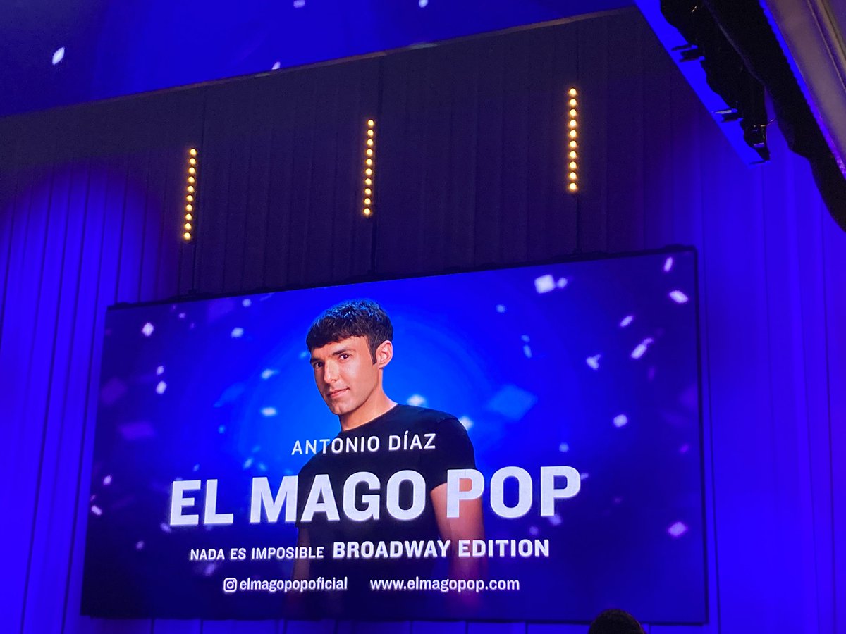 Enhorabuena <a href="/ElMagoPop/">El Mago Pop</a>, más que merecido éxito! #elmagopop #teatronuevoapolo #nadaesimposible #broadwayedition #magicforhumans