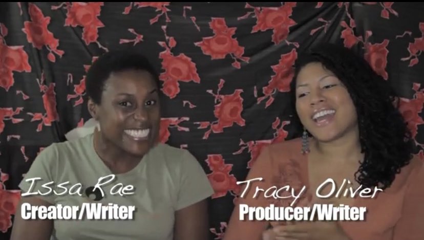 nathanlately's tweet photo. With #InsecureHBO airing its finale tonight and #HarlemOnPrime being one of the hottest new shows on the block, it’s inspiring to see their journey from where it allllllll began for Issa Rae and Tracy Oliver.

From ‘Awkward Black Girl’ to now— crazy what can happen in 10 years! https://t.co/xFqtfabkQa