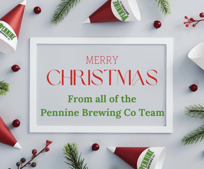 PennineBrewing's tweet photo. We hope you are all having a wonderful festive time 🎄🍻

Cheers from our family to yours 🎄🎁

#MerryChristmas #boxingday #cheers #makemineapint 🍻 https://t.co/TCiB6K0dxM