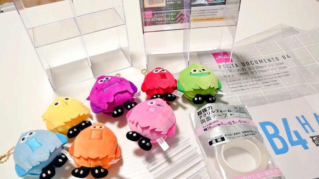 キスマイツアーグッズの スクリーマーズちゃん ケース作って収納しま