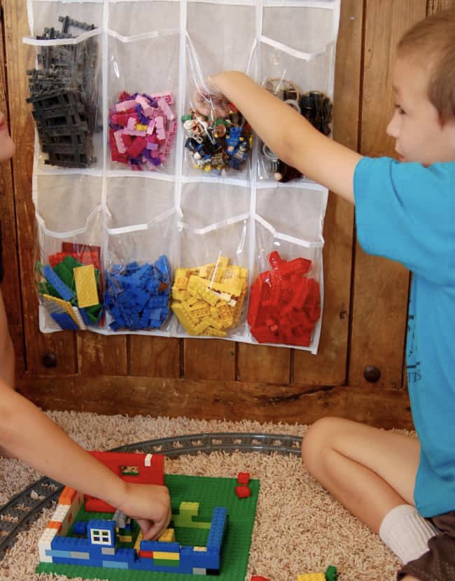 Got a Lego lover? Here’s an easy way to keep things colour coded &amp; organized!