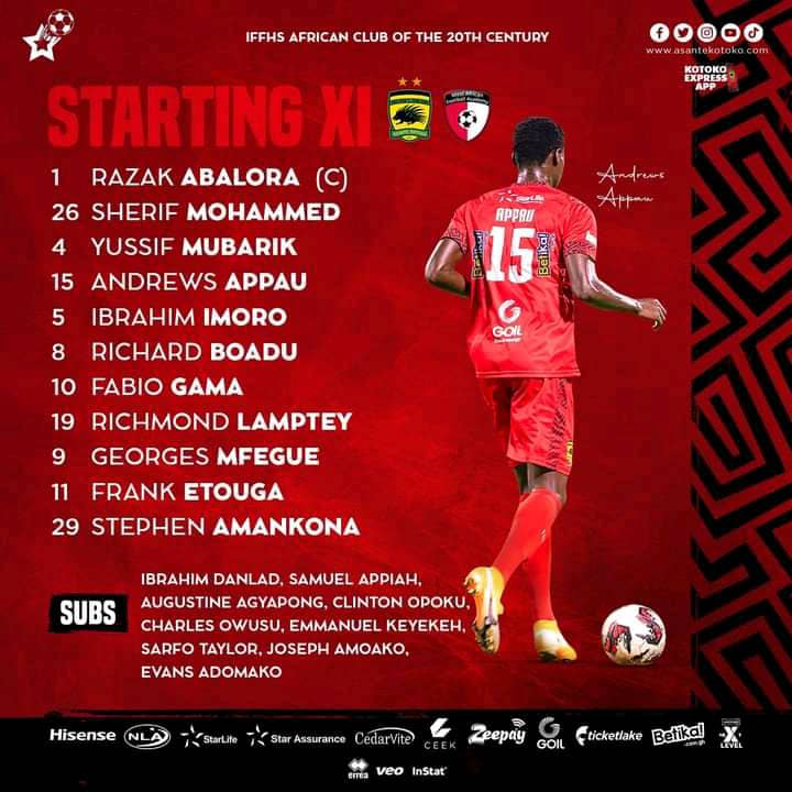 AKBN1935's tweet photo. π¨ ππππ ππππ π¨
βΎFour changes from #CITKOT
βΎAppau, Mubarik back in to replace injured duo Agyemang, Ganiyu.
βΎBoadu in for Mudasiru who's out through ill-health.
βΎGama returns, Keyekeh starts from the bench.
#AKSC #KOTWAF #GPLmd10 https://t.co/G4qhG8oOgz