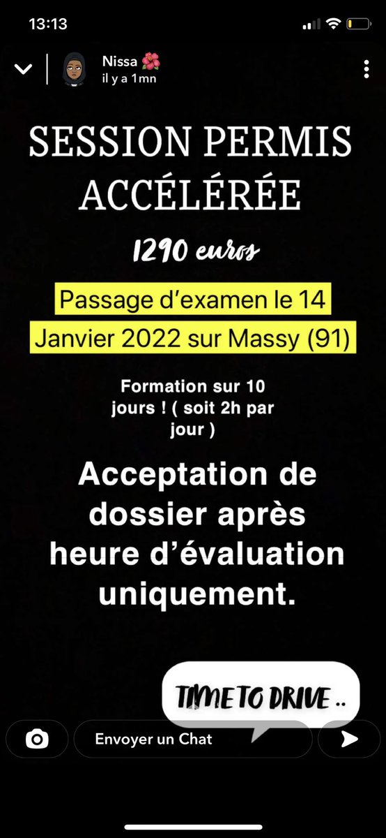 Prince_Grsy's tweet photo. T’as comme nouvelle résolution obtenir le permis pour #2022 vient passer ton permis en accéléré chez #Timetodrive #91 #Chillymazarin et très prochainement une agence dans le #92 ✌🏿✌🏿✌🏿 https://t.co/g1IrmATrIN