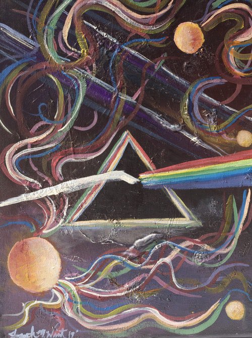 I scored this unique 1 of 1 painting from @JoeyThetaTV. Great colors, I really like it. Hold, sell or redeem ;)? <a href="/ThetaDrop/">ThetaDrop</a>