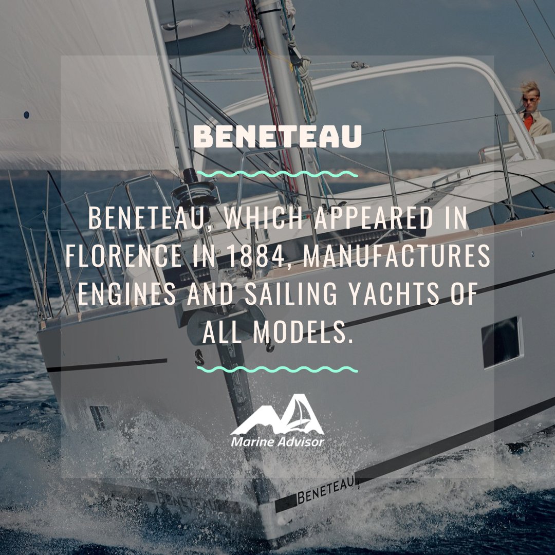 marine_advisor's tweet photo. Beneteau, which appeared in florence in 1884, manufactures engines and sailing yacht of all models.

#marineadvisor #yacht #yachtes #yachts #forsaleyacht #forsaleyachts #floatingluxury #floatingholiday #rolex #hermes #sailing https://t.co/d0BMyaOm7J