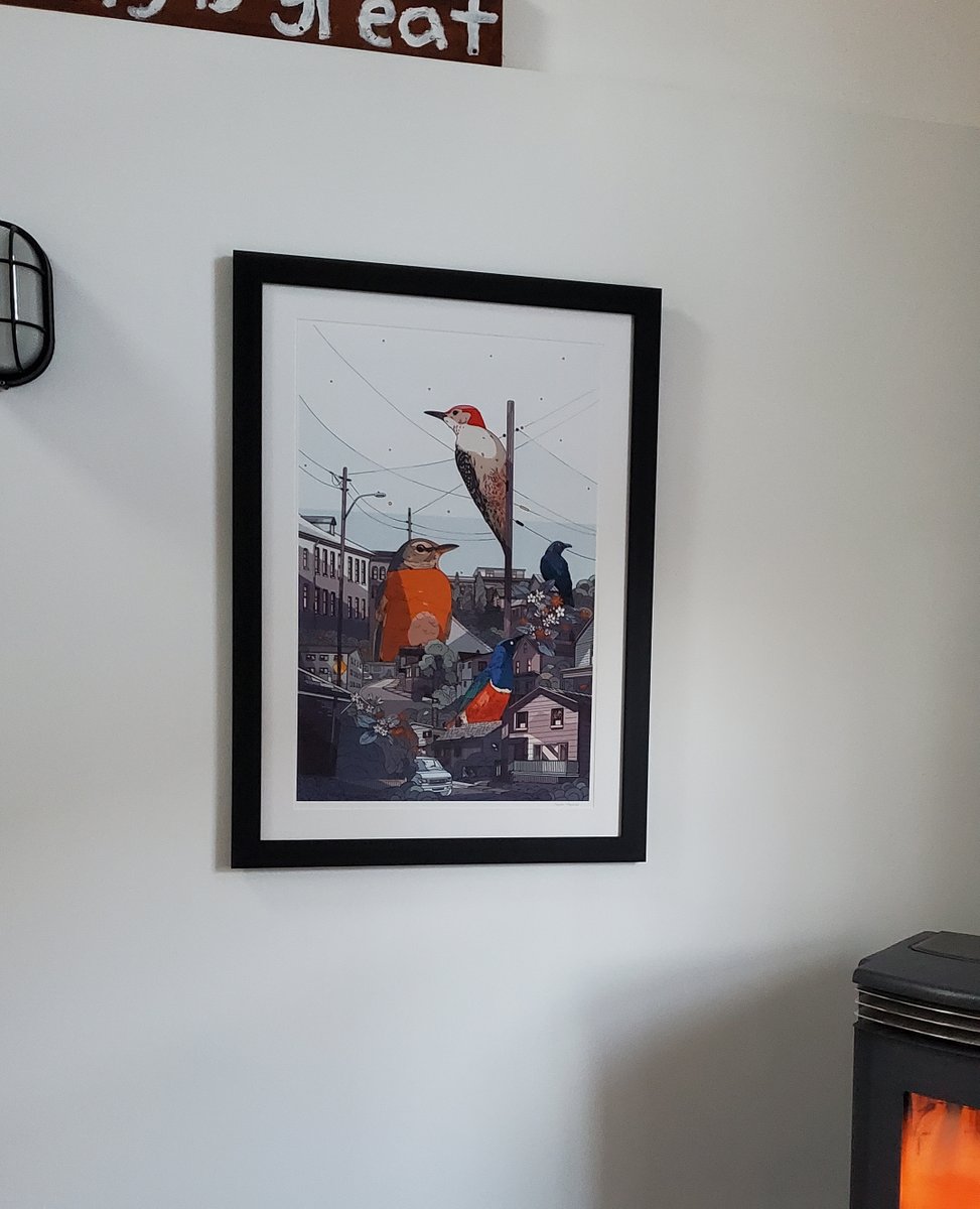 Always great to see my prints up in people’s houses! You can get a closer look at and purchase them here: haydenmaynard.com/store

All of these pieces are available as limited fine art giclée prints and available for order!