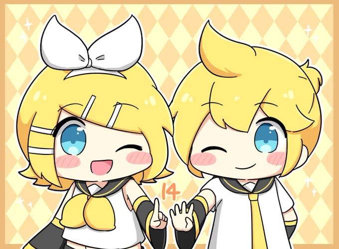 リンちゃん、レンくん14歳おめでとう〜!!✨
#鏡音14誕
#鏡音生誕祭2021
#鏡音誕生祭2021 