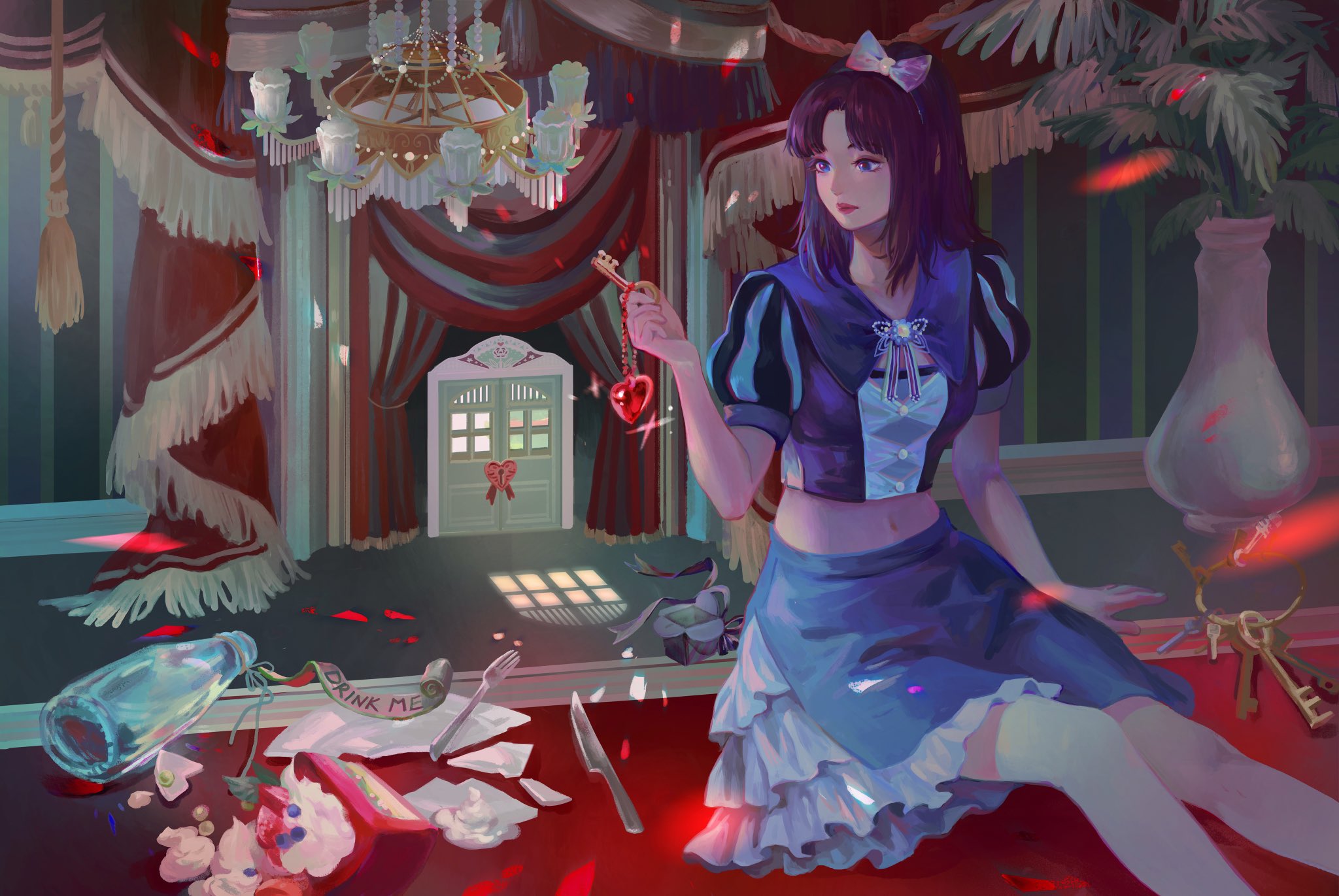 Yandywu Gy Y Alice In Wonderland Down The Rabbit Hole Digitalpainting Aliceinwonderland 愛麗絲夢遊仙境 イラスト アリスインワンダーランド T Co A6qsx5f5b2 Twitter