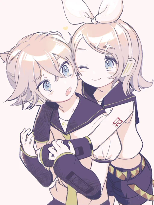 #鏡音誕生祭2021 #鏡音14誕 
いつも可愛いお二人さん💛🧡Happy birth day!!! 