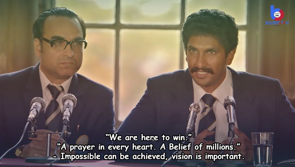BumppyOfficial's tweet photo. Management Lessons from #83, the #KabirKhan 2021 Movie ⚡️@therealkapildev @RanveerOfficial @deepikapadukone @RelianceEnt #83Movie

Read more: https://t.co/Xejqnd8U8u https://t.co/3UZwNteR4U