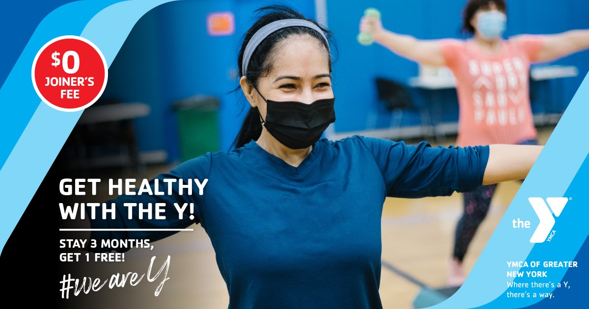 ymcanyc's tweet photo. Join the Y today to take advantage of special winter savings for you and your family. Achieve your health goals in the new year with state-of-the-art cardio and strength equipment, group exercise classes, and so much more! https://t.co/rEN9PzOc2r https://t.co/scPi0sRliU