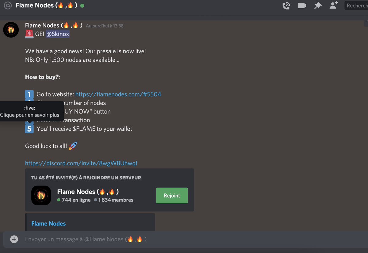 FlameNodes's tweet photo. Scammers already trying to scam our community, we're too big. 🔥

We will never contact you by private message. Our website has not been revealed yet.

Our only official Discord is this one: https://t.co/hXSk62uFbV https://t.co/Oxx1Z4w8il