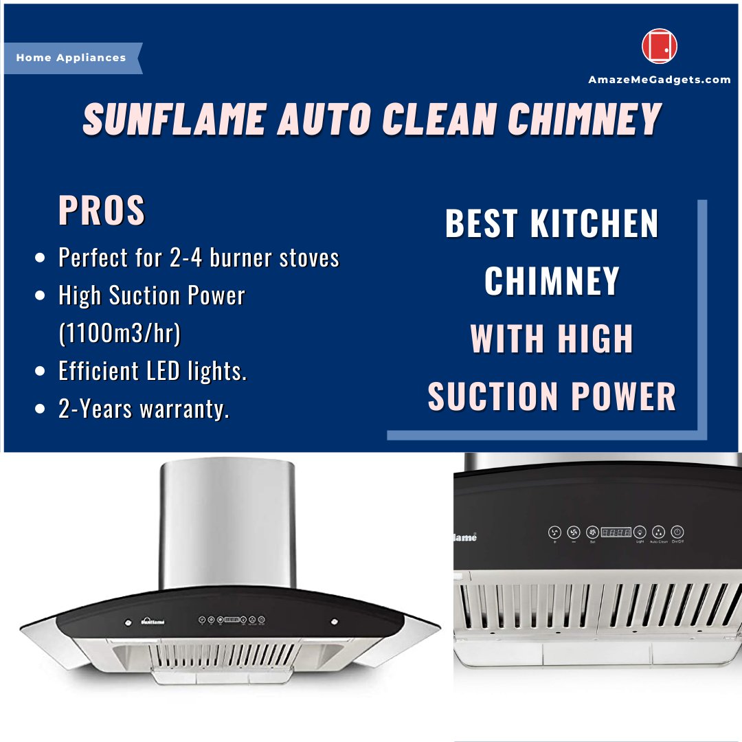 AmazeMeGadgets's tweet photo. Let's make cooking a lovely experience with 'Best Kitchen Chimneys'!

https://t.co/ch4Gi6r9Pn

#kitchenappliances #gasstove #oven #kitchendesign #modularkitchen #glen #cooktop #builtinappliances #kitcheninterior #hob #decor #kitchendecor #sunflame #hindware #home #interiordesign https://t.co/zZXOOUSoTy