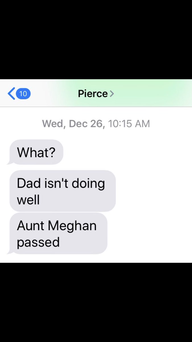 I had just gone to my lunch break at work and this is how I found out about Meaghan.  We thought she died the day after Christmas not on especially since it was her fave (besides her birthday).  Her brother had to tell his parents.  He sat w/the roommate. I finished my shift.