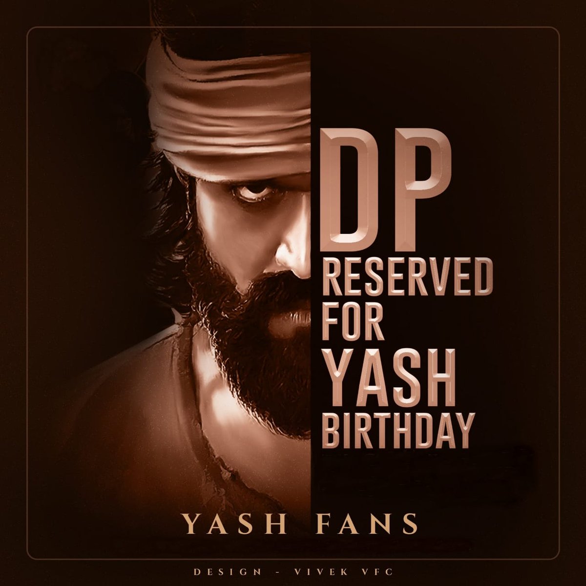 KeerthiGates's tweet photo. Fan Recommended DP 
For #Yash_boss #Yash_bday 
Let support All of #Die_Hard_Yash_Fans https://t.co/m8MQpMFVka