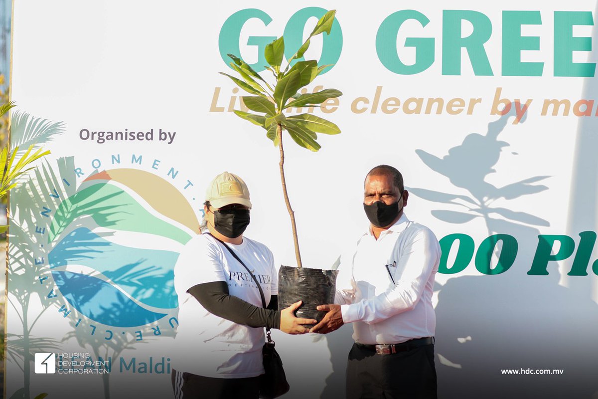 hdcmaldives's tweet photo. Over the course of 20 years, we have lost count of the number of tree plantation’s held since the inception of the Island. 
We encourage such environment conscious initiatives and are glad to be the hosting partner of Go Green Event by @clean_maldives held at Phase 2 beach. https://t.co/na4vfmp0zh