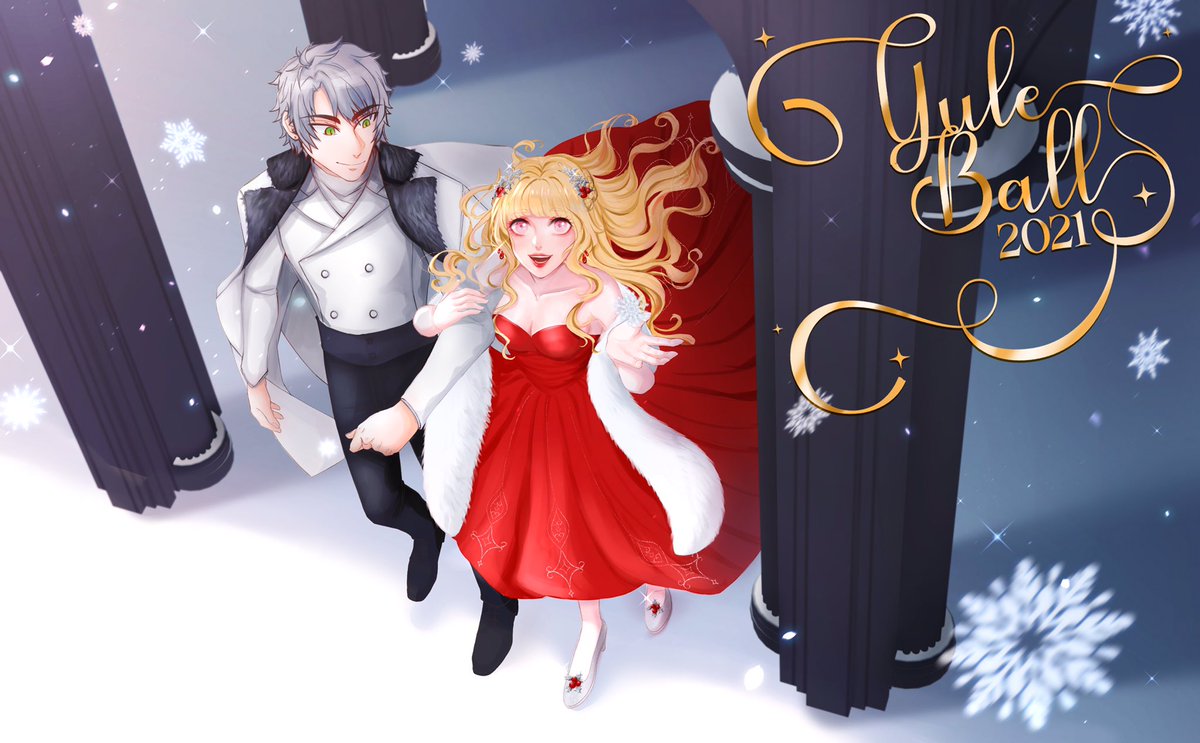 chloe_ehw's tweet photo. “มีหิมะตกด้วยล่ะ✨”

หันไปพูดกับ @EHW_WyattZ ที่มาด้วยกัน

#EHWYuleBall https://t.co/ZqxYX0p3Ug