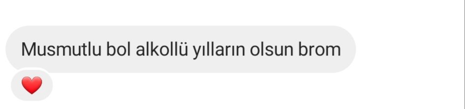 Mesajın güzelliğine bakın