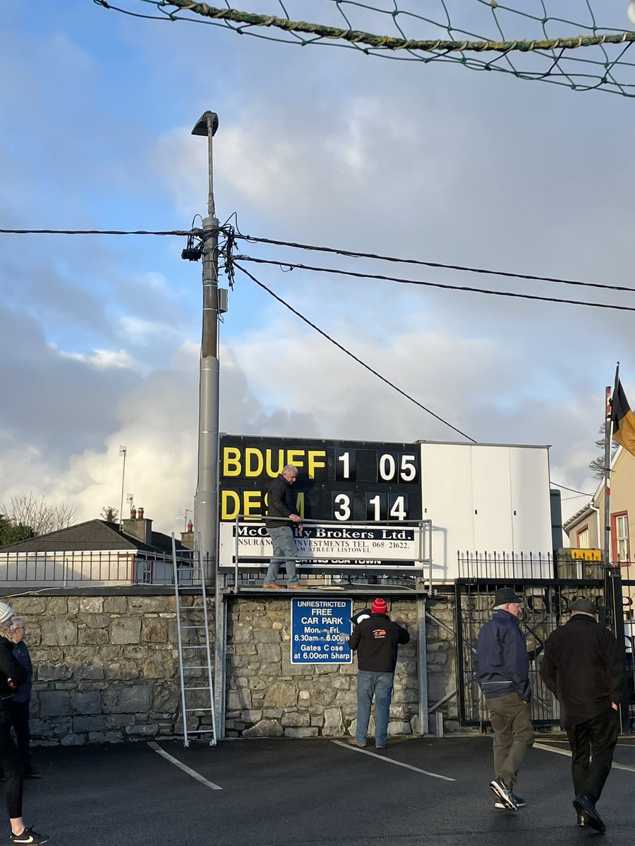 FT in <a href="/nkfootballer/">North Kerry Football</a> 2021 Championship final in <a href="/EmmetsCLG/">Listowel Emmets GAA</a> <a href="/GaaDesmonds/">Castleisland Desmonds GAA</a> 3:14 <a href="/BallyduffGAA1/">Ballyduff GAA Kerry</a> 1:05