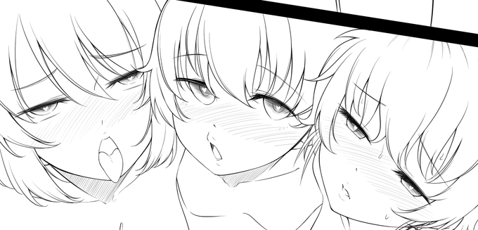 自動車部の先輩達
やっつけで描いてる… 