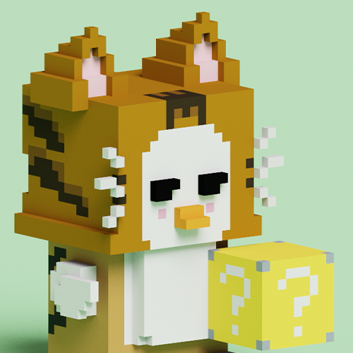 WhyPenguinNFT's tweet photo. Boxing day~~~🎁
Tabby Cat Penguin 

#BoxingDay #NFTCommunity #nftart #voxelart https://t.co/SjWqccRiuC