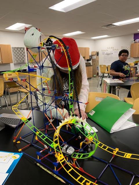 walker_leisd's tweet photo. Ms. Lambert’s science class building their Roller Coasters and the judging during Roller Coaster Rally 2021!! #GoScienceGo @LEISDScience1 @STEMscopes @leisd https://t.co/EEgV5CGTS5