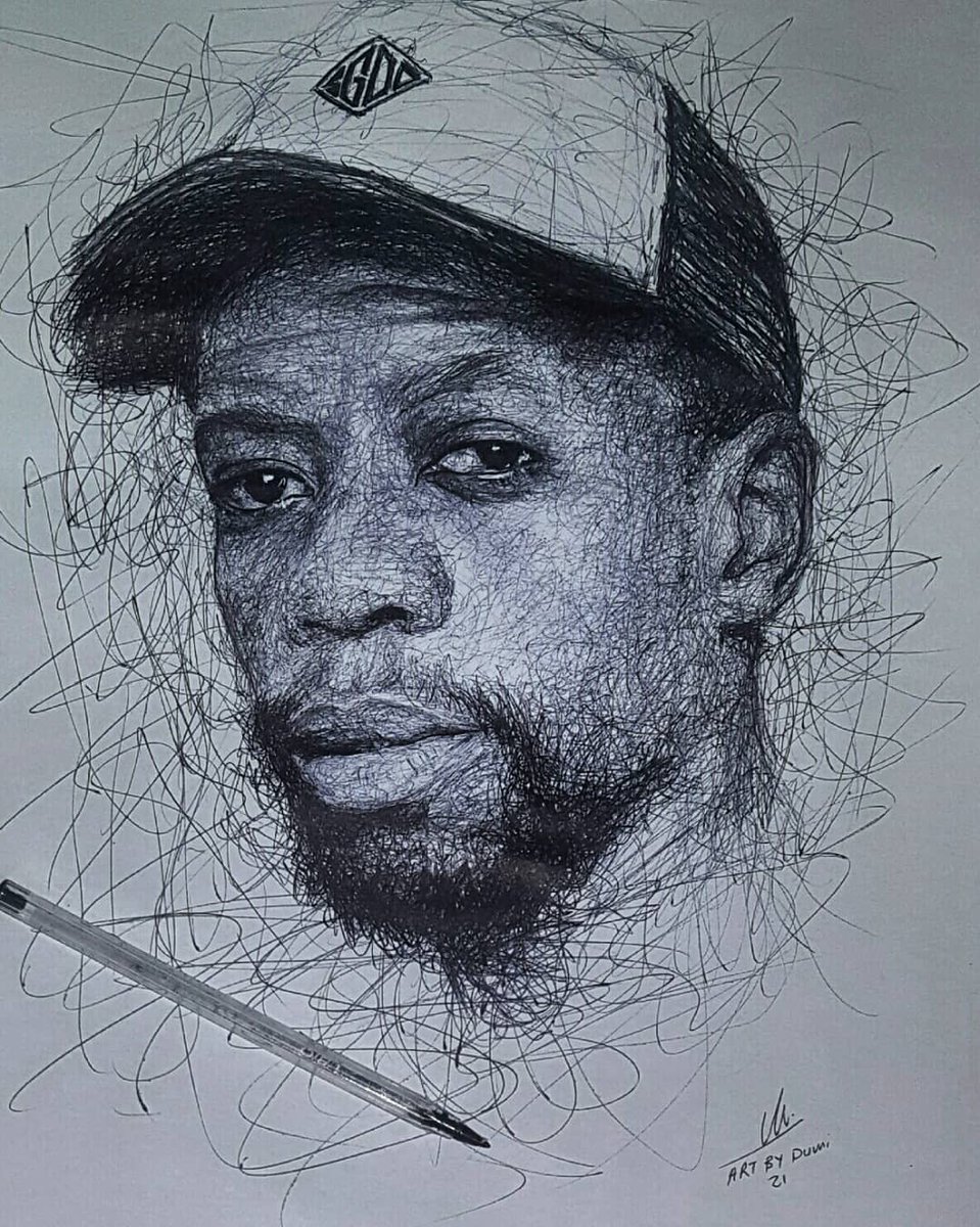 dumi_magaye's tweet photo. Scribbled ballpoint pen drawing of @Robot_Boii ✍️

Please kindly Retweet until he sees it 🙏 https://t.co/mZo9J4vWoM