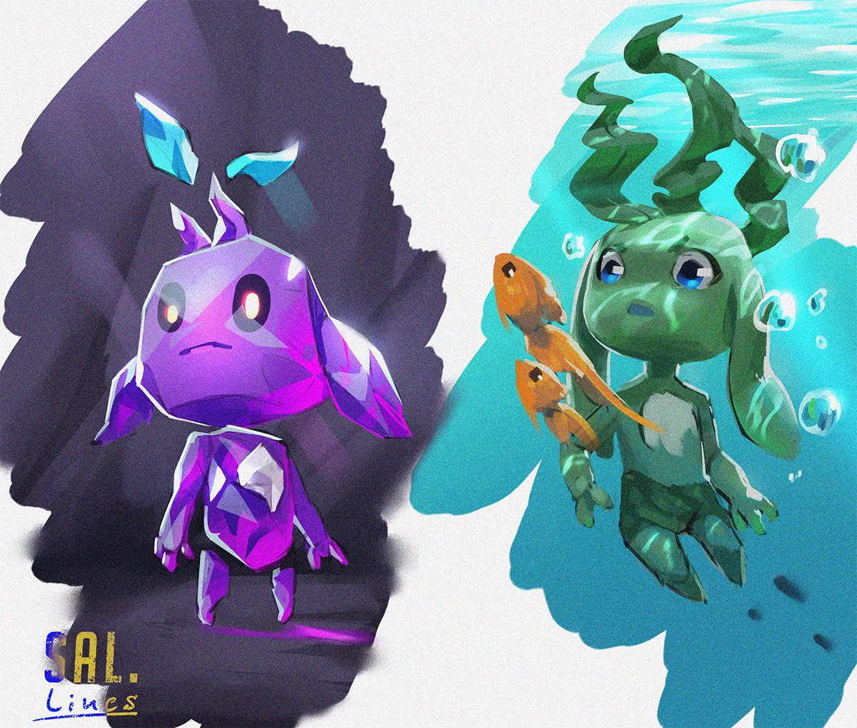 Sal_lines's tweet image. what is a kweebec any more..
here are a crystal kweeb and a seaweed kweeb from a tweet suggestions

#hytale #hytalefanart #kweebec #fanart #cute #sketch