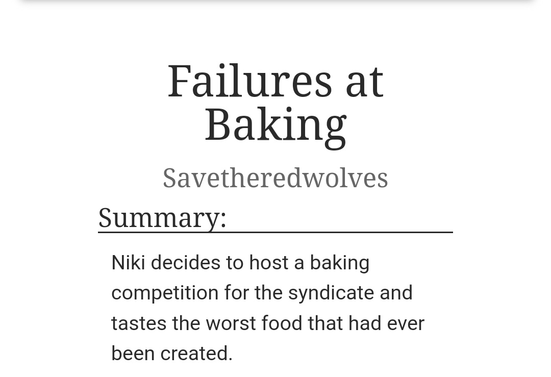 OkapiVerglas's tweet photo. https://t.co/99sVl4KQWP
It is time! I can finaly post my technotwt secret santa fic! It is 100% fluff and syndicate centered. 
Rts appreciated! https://t.co/jH4JLz0bLR