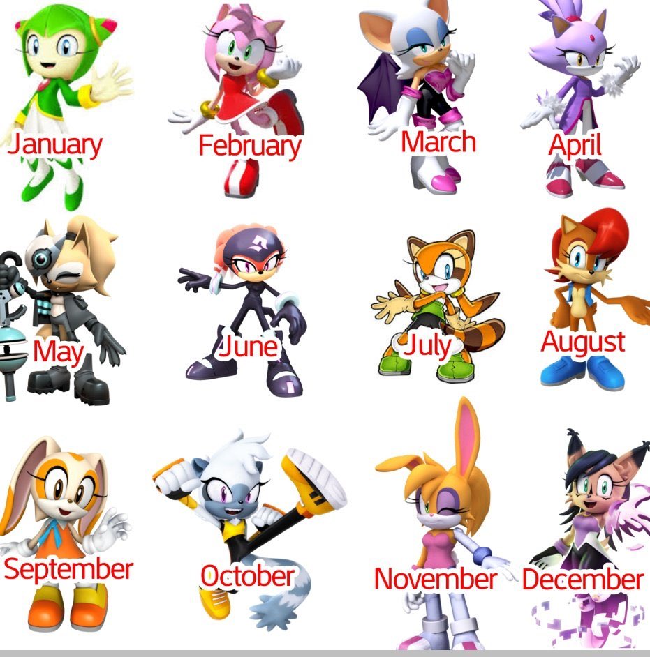 8 New Sonic Characters 