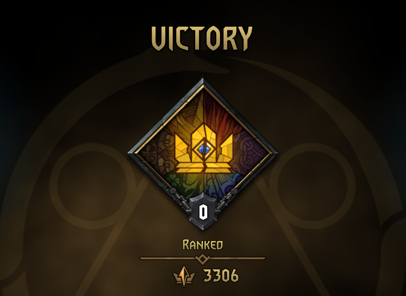 Made it to pro rank for the first time in more than half a year with a 44-6 record. Been a long time since I enjoyed the game as much as I did in the last couple of days. Maybe its time to start streaming/competing again next year?  🥳