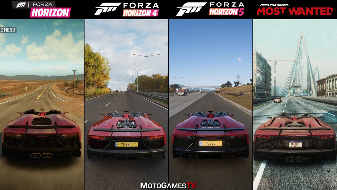 Forza Horizon 5 - Sound Comparison 