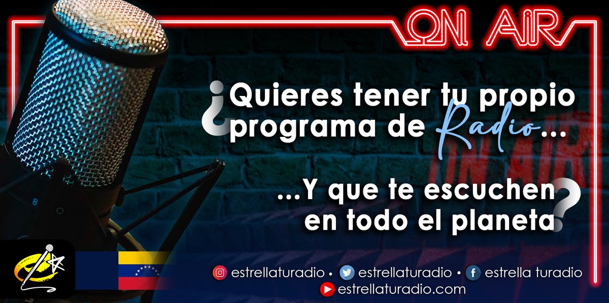 ESTRELLATURADIO's tweet photo. Escríbenos un mensaje en Privado..Esta es una Oportunidad que No puedes dejar Pasar. 
⭐️ https://t.co/WbNRYISWW5  ⭐️
Se escucha en Todo el Mundo https://t.co/YGWX08Q2Db