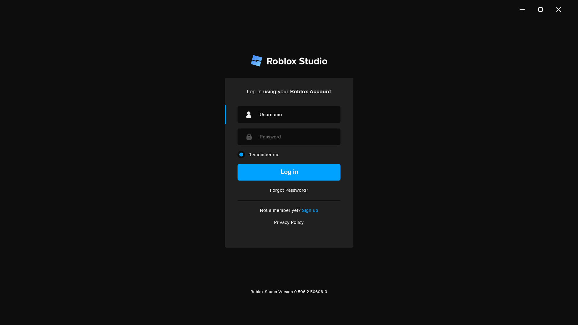 Roblox Login - Redesign