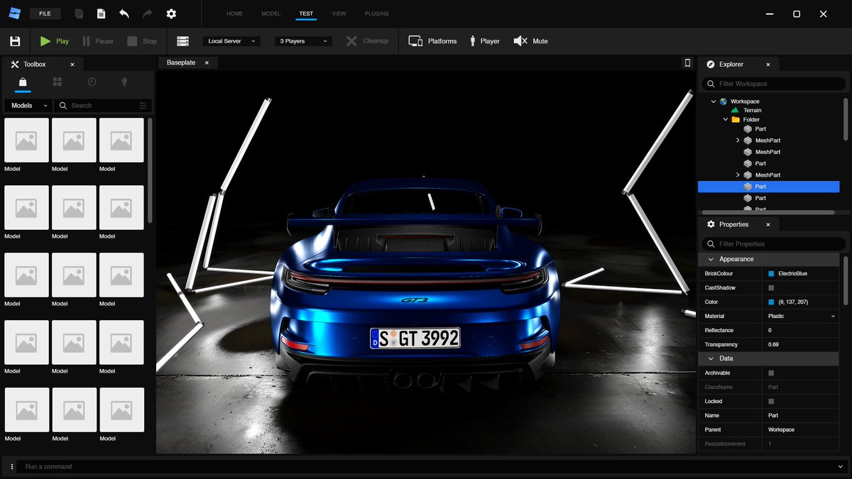 ahnafcreates's tweet photo. Roblox Studio

Wordmark &amp; User Interface Redesign (Log-in, Menu &amp; Main)

Feedback Appreciated

#RobloxDev #Roblox https://t.co/OamaBMLqYs