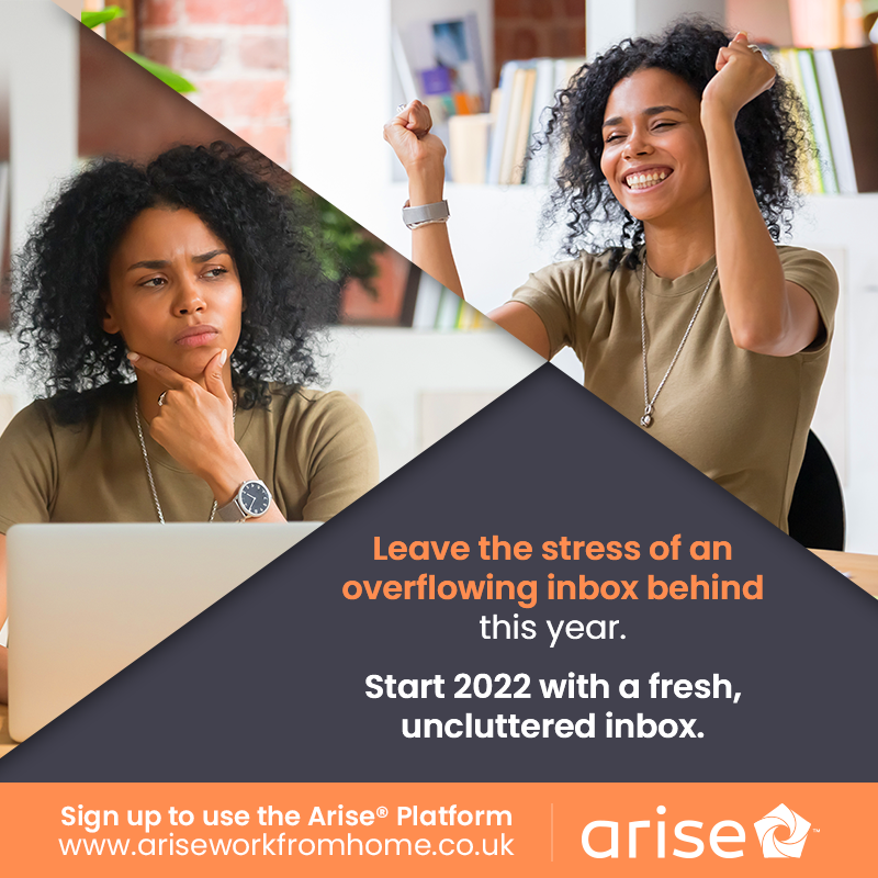 Ariseworkathome's tweet photo. Leave the stress of an overflowing inbox behind. It’s the best time to start with a clean slate. #NewYear #NewGoals #HolidaySeason #Restart #Declutter #Destress https://t.co/0vdwkpj8Jt