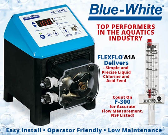 BlueWhiteInd's tweet image. Don&apos;t let the Season Sneak Up on You! Stock up now on Top Performing Liquid Chlorine &amp;amp; Acid Feeders, and Flow Meters. Dependable, Easy to Operate and Low Maintenance. More here: bit.ly/3knkTWH #swimmingpools #communitypools #aquatics #waterparks #chlorine #bluewhite