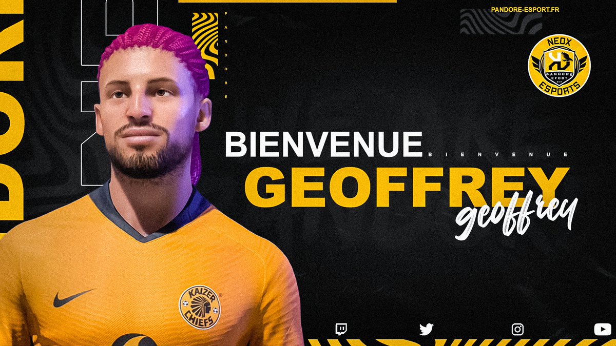Le plaisir est pour nous de recevoir un nouveau joueur de chez @DraguignanbyPuR 

Bienvenue chez nous <a href="/Geoffrey_7871/">🤥</a> au poste de MDC

#WeArePandore ⚫🟡