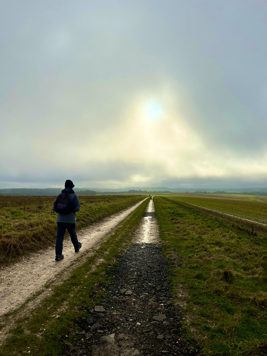 SWMChan's tweet photo. Beautiful Boxing Day walk on western end of the South Downs. Boy very sad no cheese up here @sdnpa #cheesefoothead https://t.co/hruBa99NIs