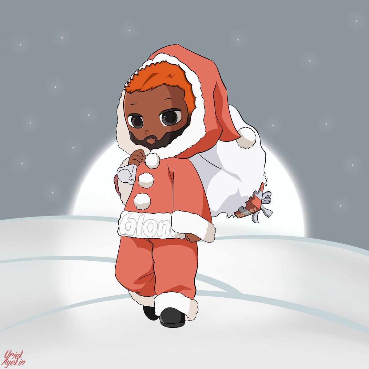UAyelin's tweet photo. #FrankOcean 🎅🏾 https://t.co/u9utoRRVfT