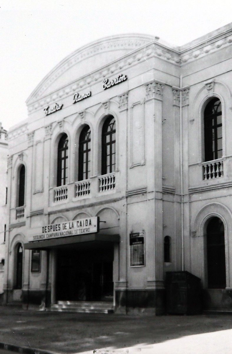 Fachada del teatro Ramos Carrión en #Zamora, año 19970-1972.