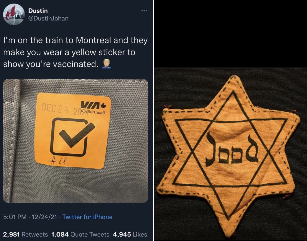 servant_of_I_AM's tweet photo. Same Act,  Different time,  Wake up.  
It's not the Aryan vs the Jews, now it's the Vaccinated vs the Unvaccinated.
Ww2 = 3rd Riech, Now = 4th Riech, Which Biden is Part. https://t.co/veOaaeeiY8
