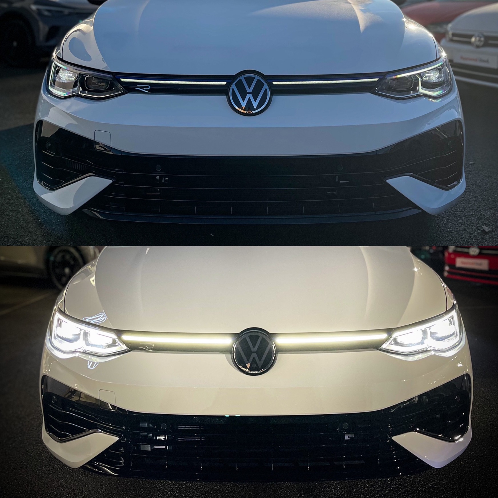 Crewe Volkswagen on Twitter: "The IQ LED lights on the #MK8 #Golf include a light bar running across the of car. Are you a fan of the IQ light bar?