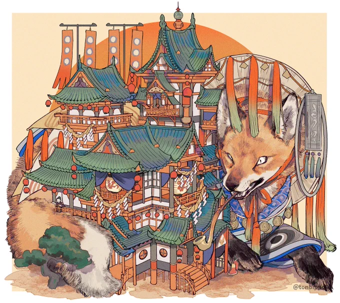 #2021年もあと少しなので今年の作品の中で特に気に入っている作品を上げる 今年は建物系に挑戦できて良かったです 