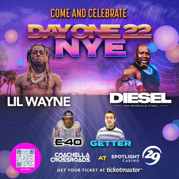 29casino's tweet photo. The deserts biggest NYE bash is days away! We're excited to ring in 2022 with all our desert friends! 🔊 ✨ 🍾 #DayOne22 #CoachellaCrossroads #CoCro #NYE
Tickets 🎫 : https://t.co/2xfnOJz120 https://t.co/5g3ecjj4L5