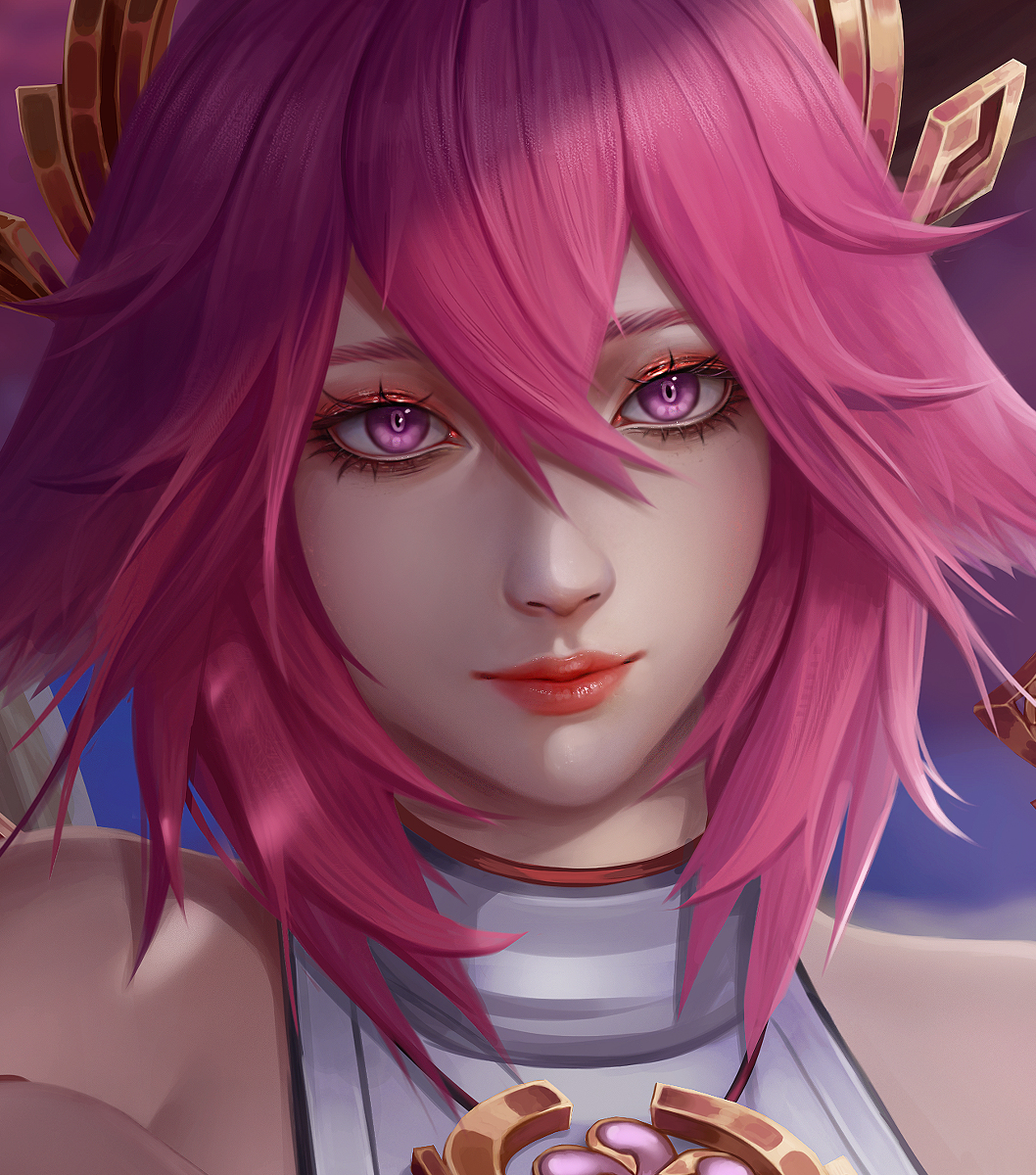 fler_on's tweet photo. Yae Miko #anime #illustration #Genshin #YaeMiko #GenshinImpact #fantasyart #portrait #Fanart https://t.co/K3gC778QcG https://t.co/sjBBK5ISsU