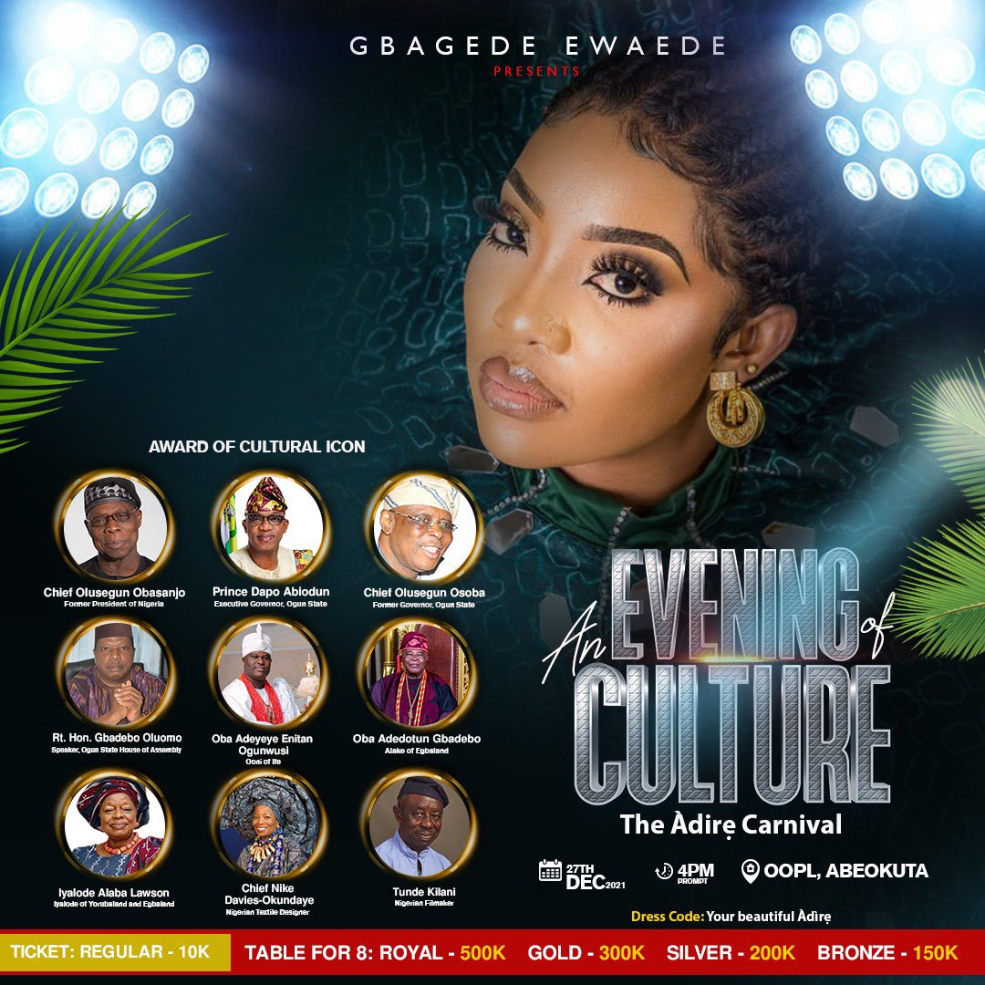 Letter_to_Jack's tweet photo. If you’re in Abeokuta, free tomorrow and you have a colorful ADIRE that you can wear to the ADIRE Carnival, RT this tweet. 

I’m giving out 2 free regular tickets to ‘An Evening Of Culture’ holding tomorrow at OOPL by 4pm. https://t.co/DJs1b9LmeQ